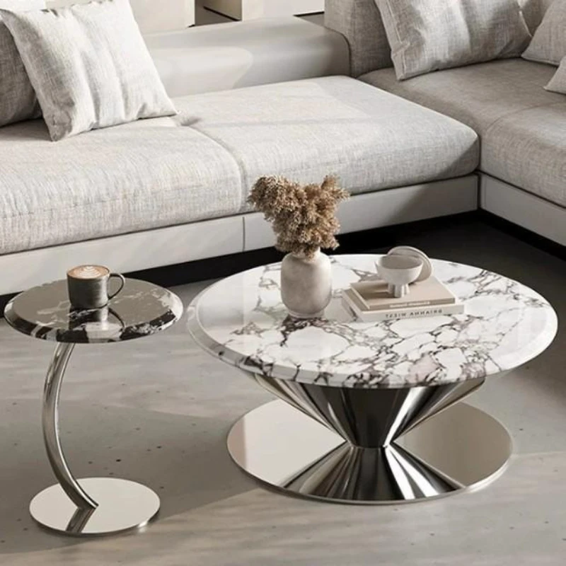 

High Elegant Coffee Table Beautiful Aesthetic Exquisite Sense Coffee Table Saucer Sofa Living Room Furniture Salongbord XYCJ