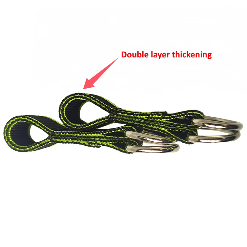 شجرة سوينغ الأشرطة معلقة عدة الثقيلة طبقة مزدوجة قصيرة حزام حبال معلقة الأشرطة ل سوينغ الأراجيح شماعات مقعد أكياس الرمل #3