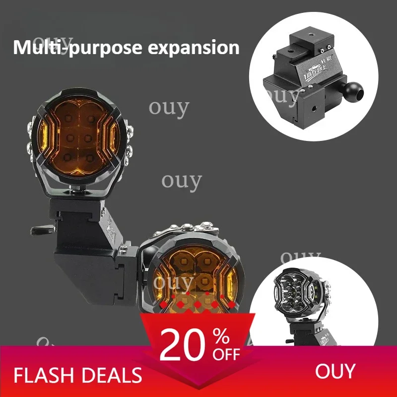 Fit for Mitsubishi Pajero V93 V97 V73 A-pillar spotlight bracket non-destructive modification engine hood quick release bracket