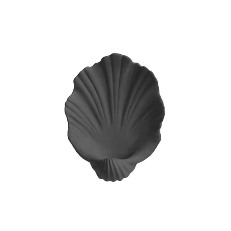 Nordic light luxury creative shell wall hanging candlestick wall decoration French narrow wall hanging decoration