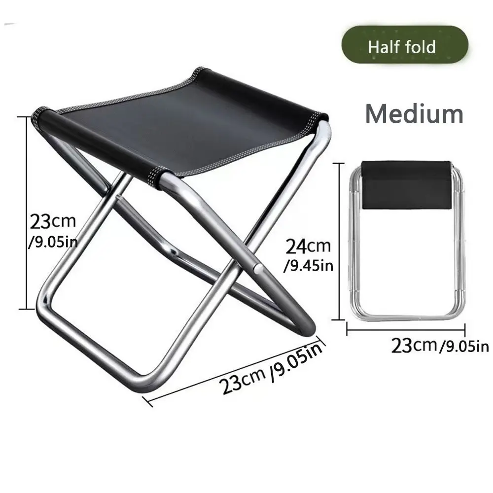 Banc d\'extérieur pliable, tabouret poney, outil de randonnée, pique-nique camping, chaise pliante, chaise de pêche