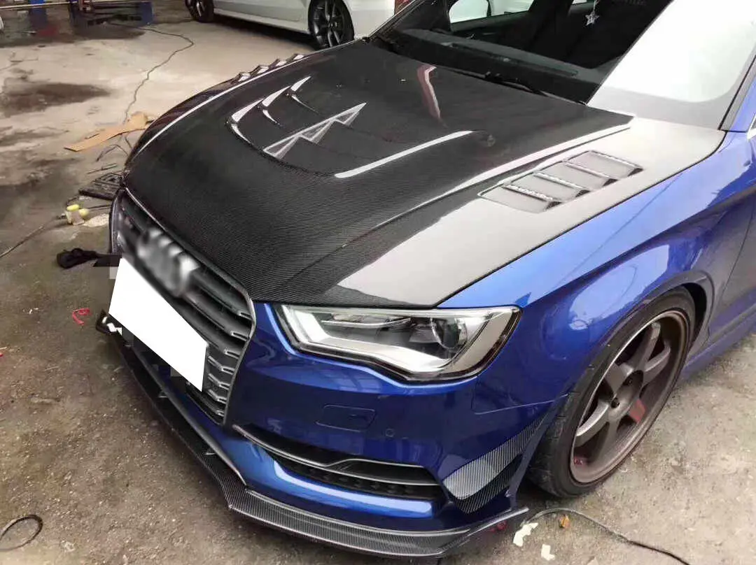 Carbon Fiber Bonnet Hood for Audi rs3 s3 a3 sedan，100% tested well