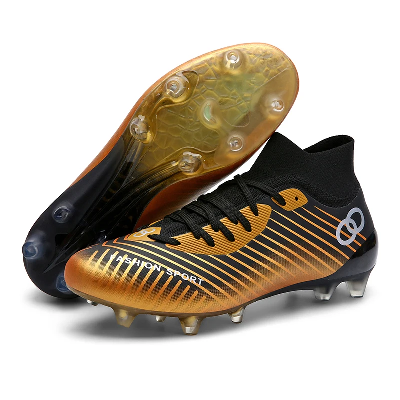 

2025 Football Shoes Men's Football Shoe Association Quick Five Up Football Nail Anti slip Professional Ultra Light Training Foot