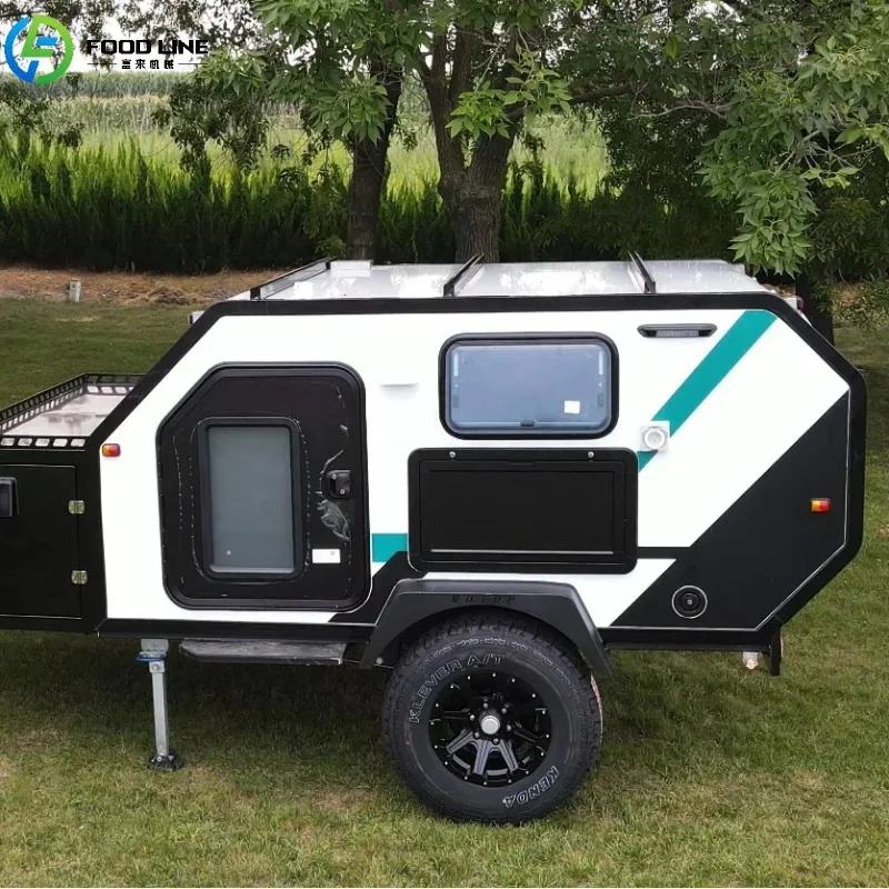

Customized Customized Size New Design Fashion Offroad Pop Up Camper Trailer Mobile Small RV Camping Small Travel Trailer