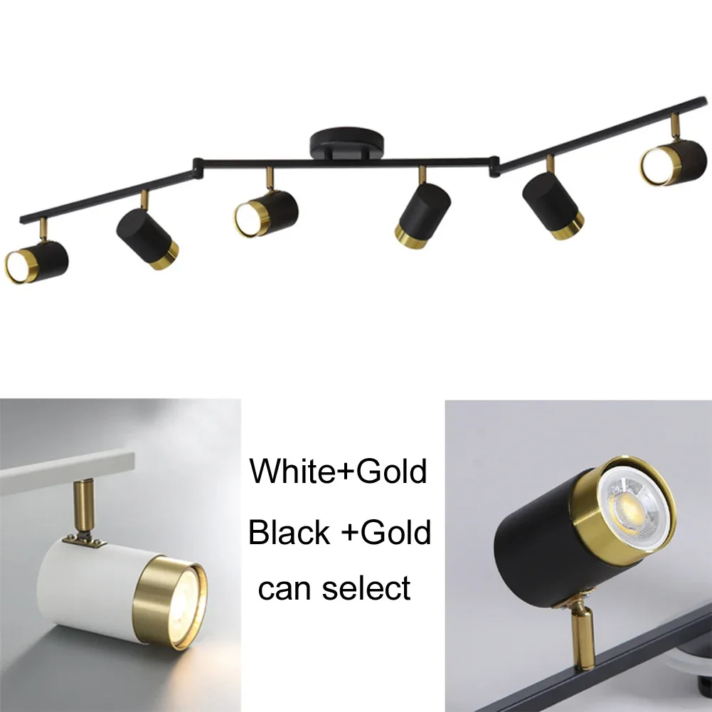 Rail Track Ceiling Lights LED Ceiling Spotlight Bar Stage Projection Spotlight for Showcase Focus Lamps Decorate Chandelier Lamp