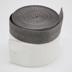 10m/lot Ultra high molecular weight polyethylene UHMWPE tape anti cutting band wear-resistant safety webbing 25mm*1mm white