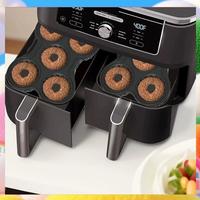 Air Fryer Donut Silicone Baking Pan Donut Mold For Ninja AF400EU AF451EU SL400EU AF500DE And Many Other Air Fryers-ABUA