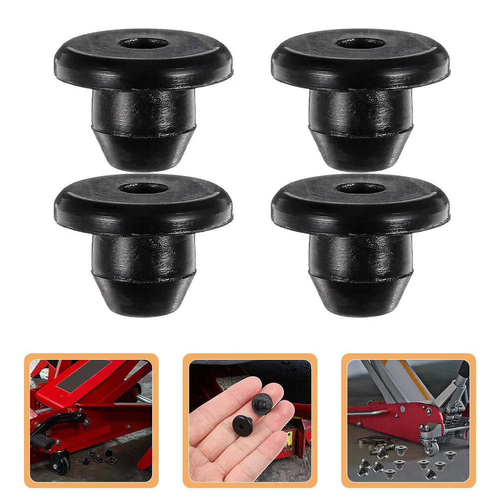 24Pcs Jack Oil Seal Set Heavy Duty Rubber Plugs Leak Proof Hydraulic Floor Jack Repair Replacement Parts Kit T-Shaped Stopper