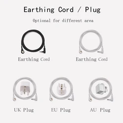 Earthing Plug/Socket/Rod / Bracelet with Wire for Grounding Sheet/Pillowcase/Mat