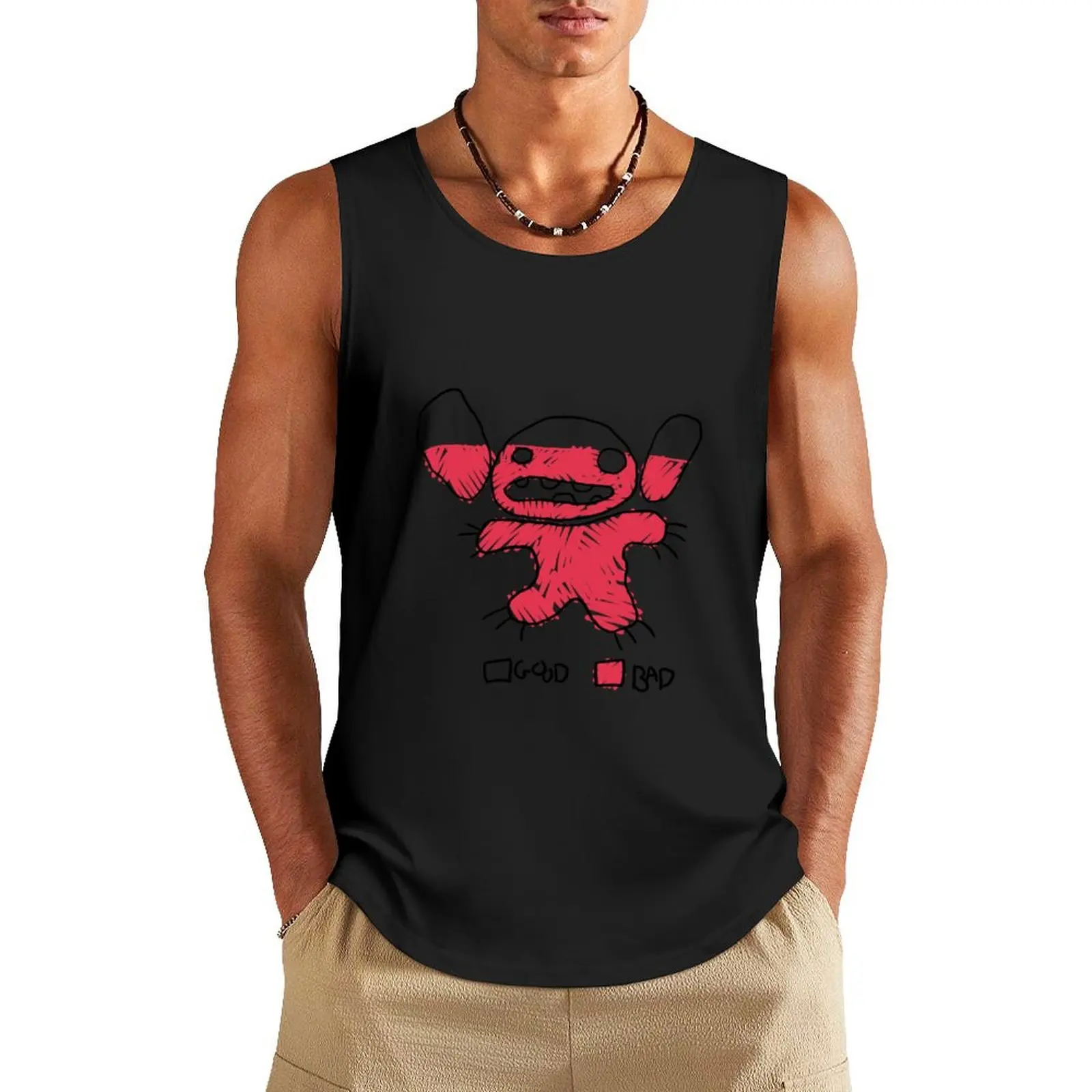 High Badness Level Tank Top gym accessories man Man sleeveless shirt