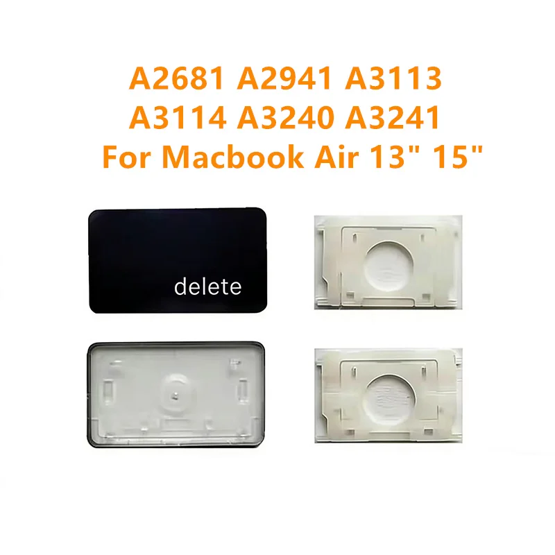 Replacement Individual Delete Black Key Cap and Hinges for MacBook Air 13