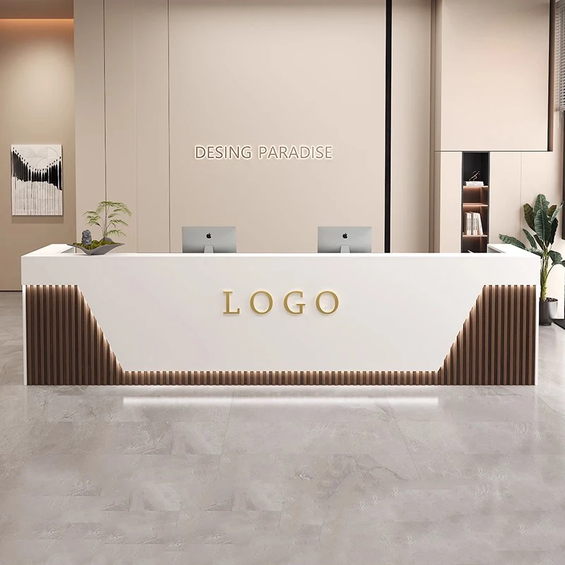 

Дизайнерские длинные стойки регистрации Современный магазин Красота-бар Роскошный отель Ресторан Стойки регистрации Исполнительное бюро Модная мебель