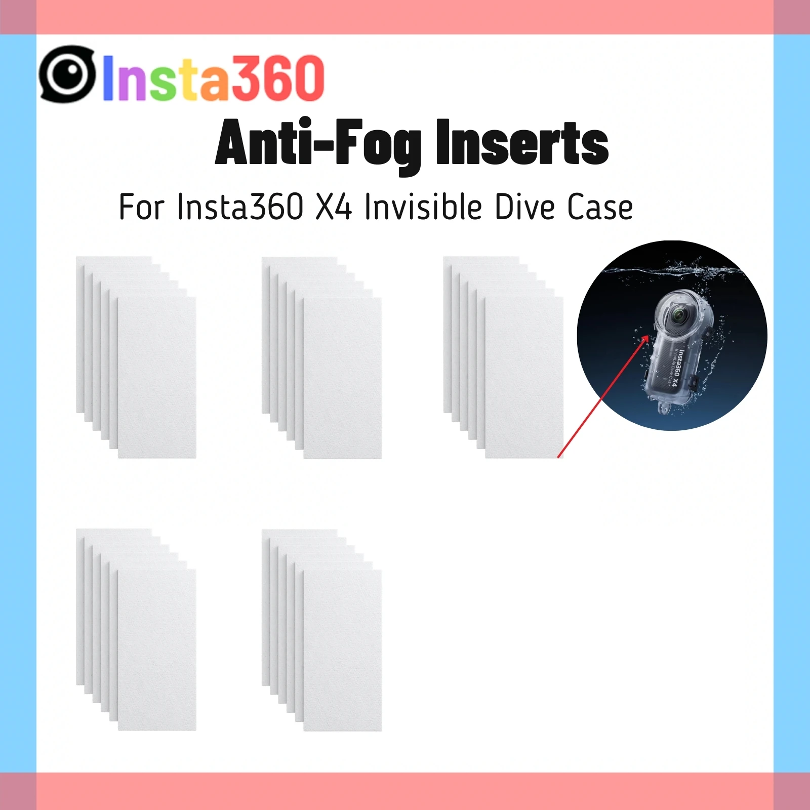 Insta360 x4 מצב צלילה בלתי נראה נראה 3 x4 360 x4 עמיד למים בלתי נראה עמיד למים