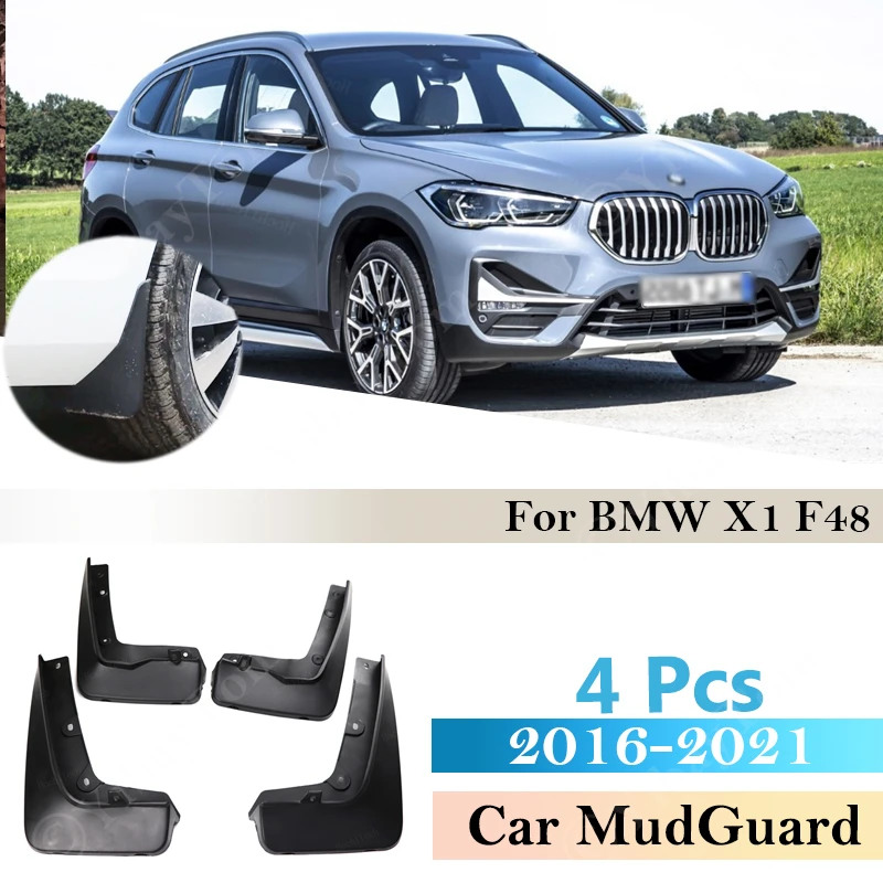 

4pcs Mudflaps for BMW X1 F48 2016 - 2021 Mudguards Fender Mud Flap Guard Splash Mudguard Auto Styline Front Rear 2020 2019 2018