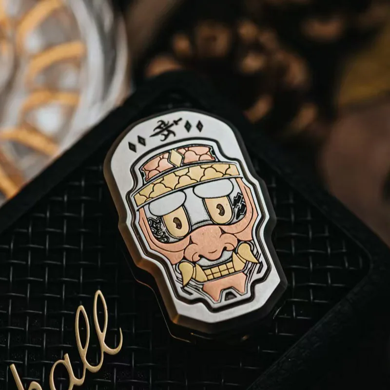 

SSSEDC Samurai Mechanical brand S Plan EDC toy fingertip gyroscope stress-relieving metal trendy gift