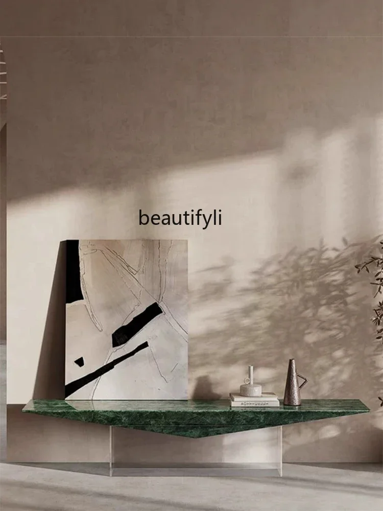 

X188 Marble Light Luxury and Simplicity Small Apartment TV Cabinet Modern Living Room Home TV Cabinet Suspension TV Stand