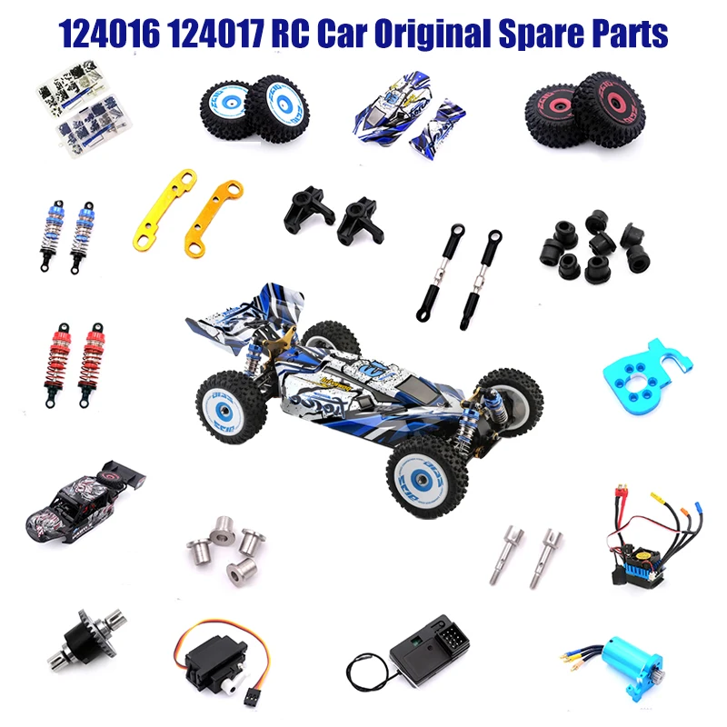 

WLtoys 124007 124016 124017 1/12 RC оригинальные запасные части поворотный рычаг C нижний двигатель сиденья дифференциал коробка передач амортизаторы шина