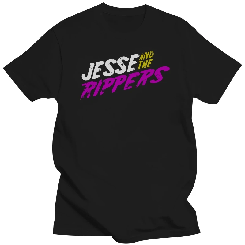 JESSE AND THE RIPPERS T-SHIRT Full Katsopolis Band Music Barry April House Design T Shirt Men'S High Quality