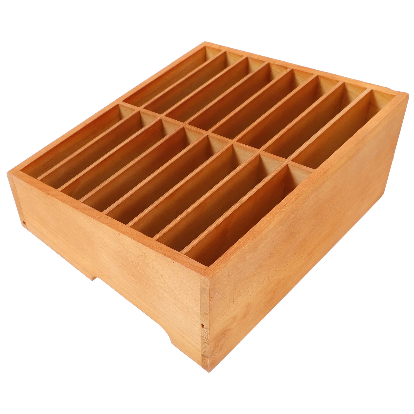 

Mobile Phone Storage Box Chargers Cell Rack Desktop Organizer Holder Wood Display Travel Covers for Office Container