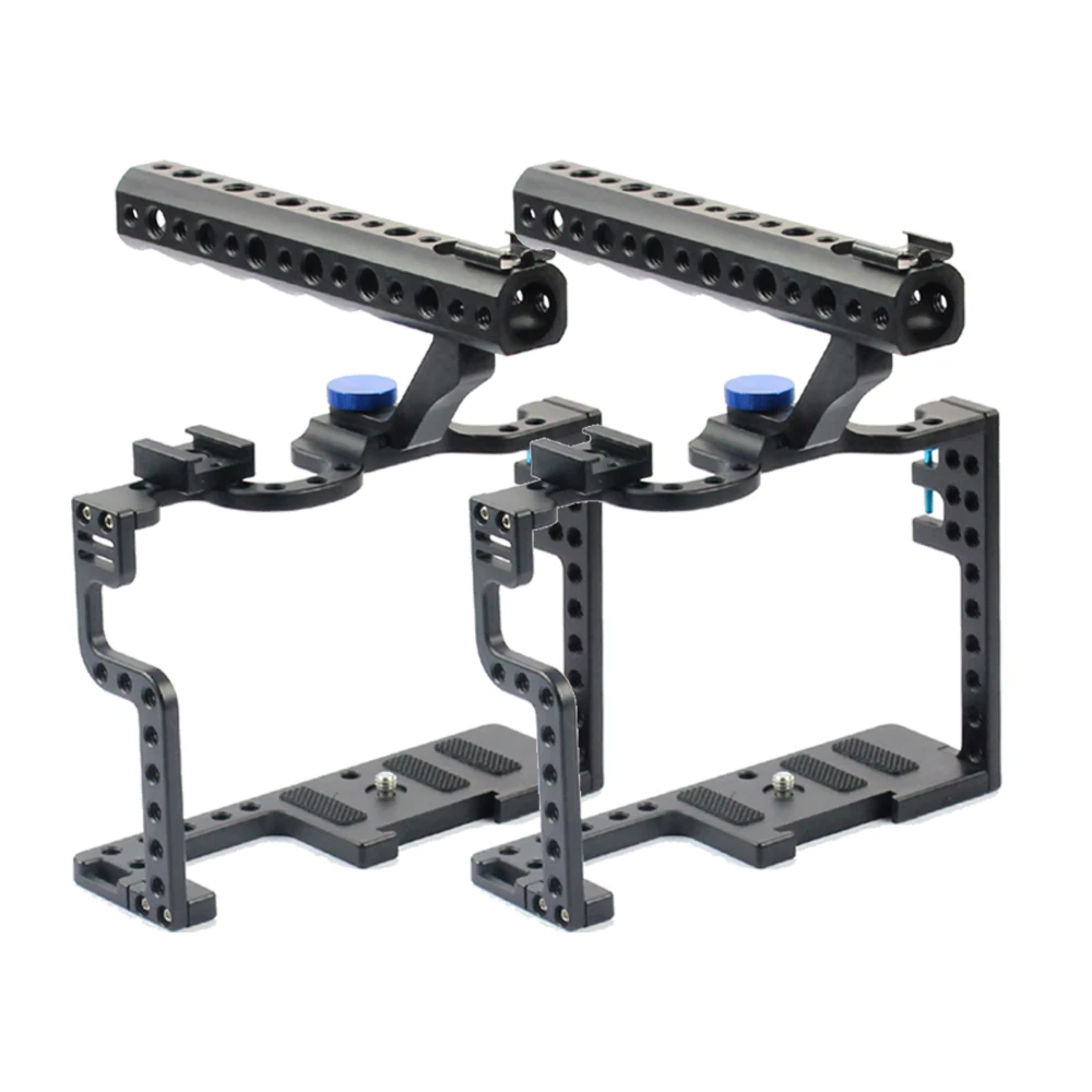 Custom CNC machining aluminum 7075 dslr rig camera cage cnc protection filming camera cage