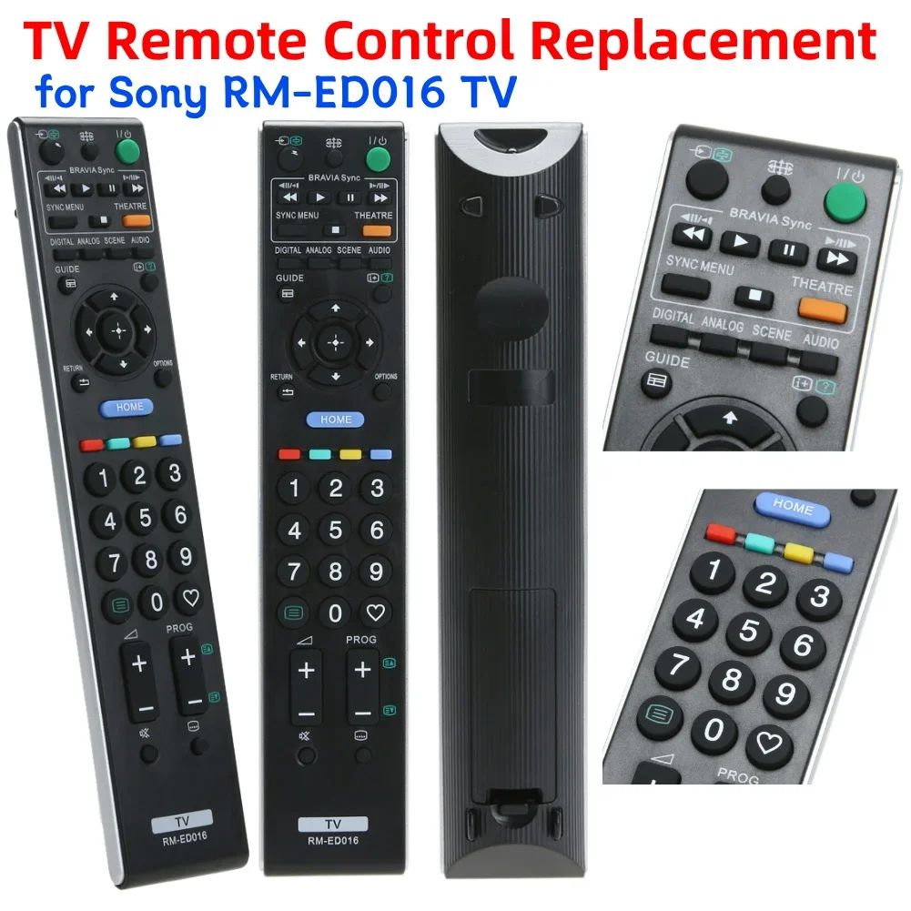 Mando a distancia inalámbrico para televisión, mando a distancia inalámbrico Universal de repuesto con batería de alta calidad para TV Sony RM-ED016