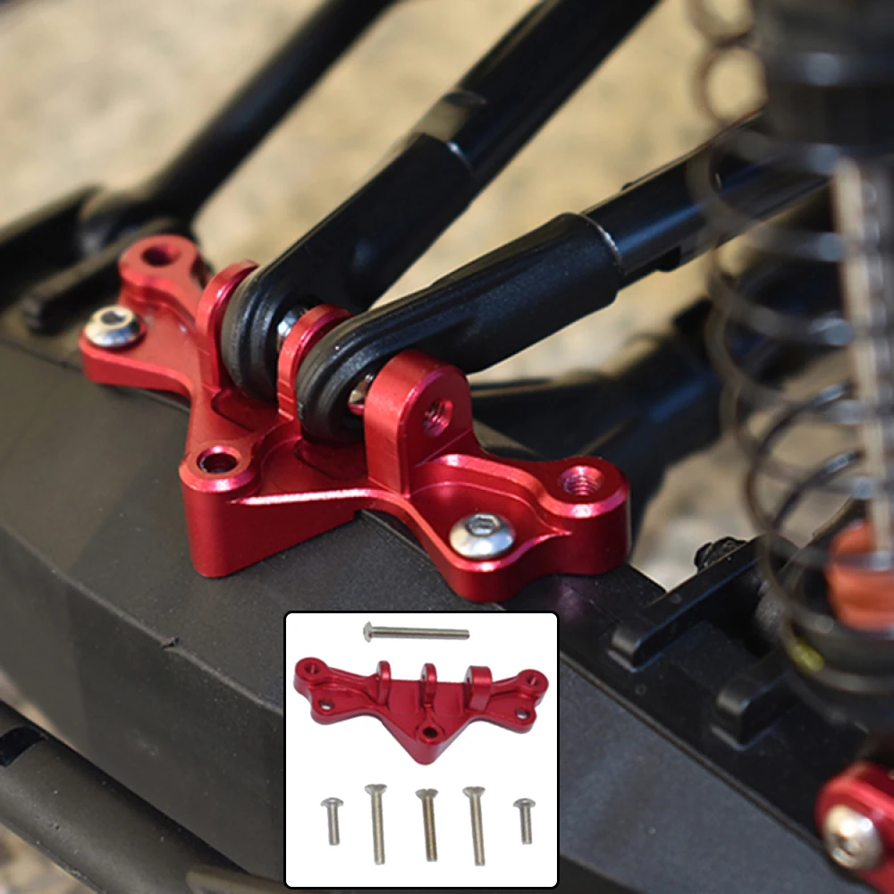 Front Rear Wavebox Upper Suspension Links Fixing Mount Upgrade Parts for Losi 1/8 LMT Solid Axle 4WD RC Car
