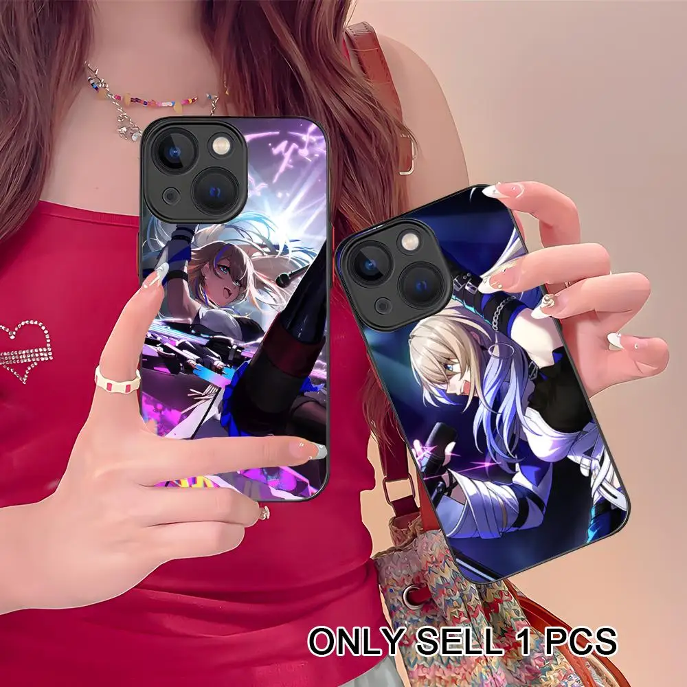 

HSR Serval Silicone Mobile Phone Case for iPhone 17 16 15 14 13 12 11 X XR XS Air Pro Max Plus Mini Colorful Cover