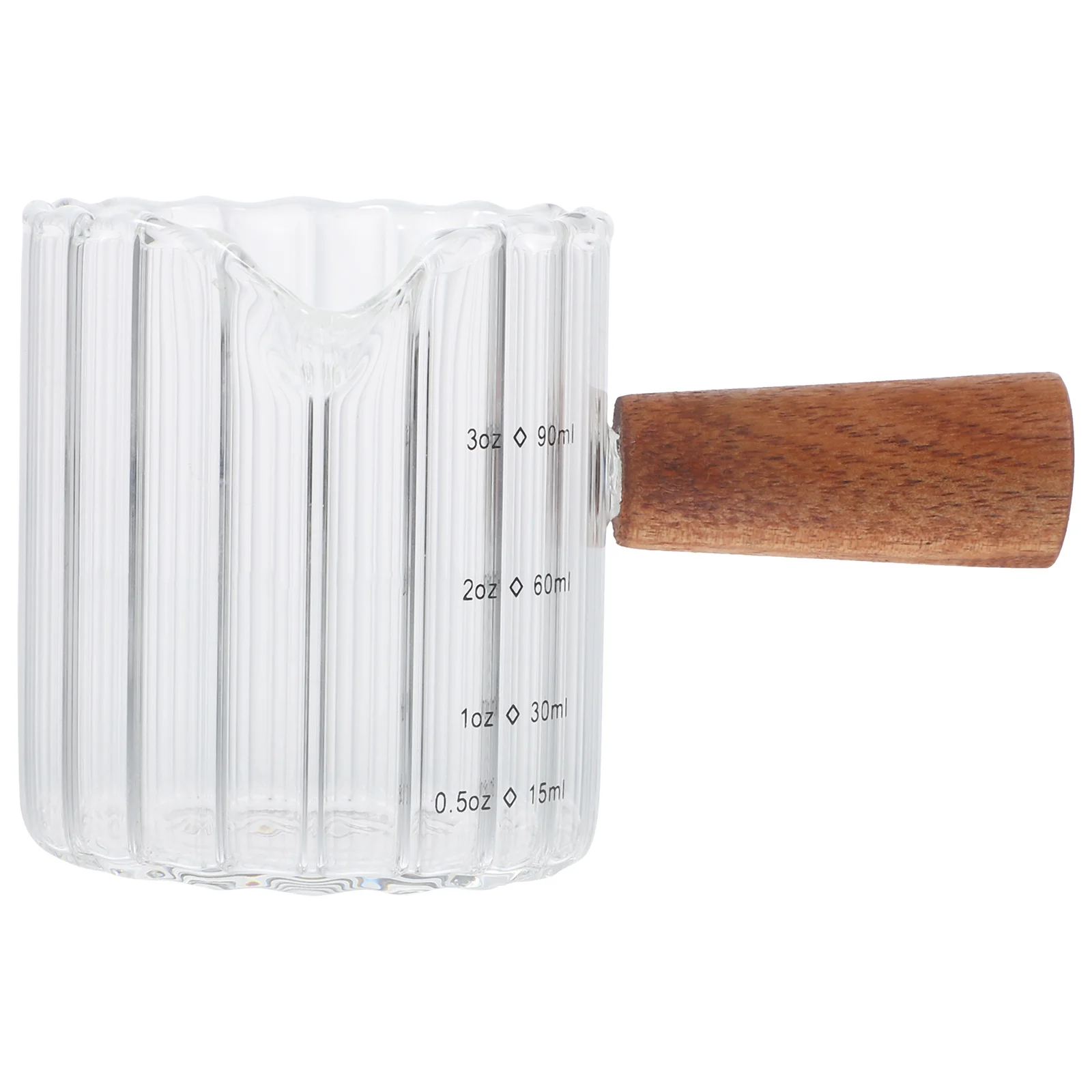 

Espresso Measuring Cup Glass Pitcher 90ml Household Milk Cream Coffee Pitcher Anti-Scalding Transparent Cup Milk Glass