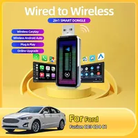 2 in 1 Fast Connect Wired to Wireless CarPlay Box Adapter for OEM Wired Carplay Car Accessories For Ford Fusion CD3 CD4 C1