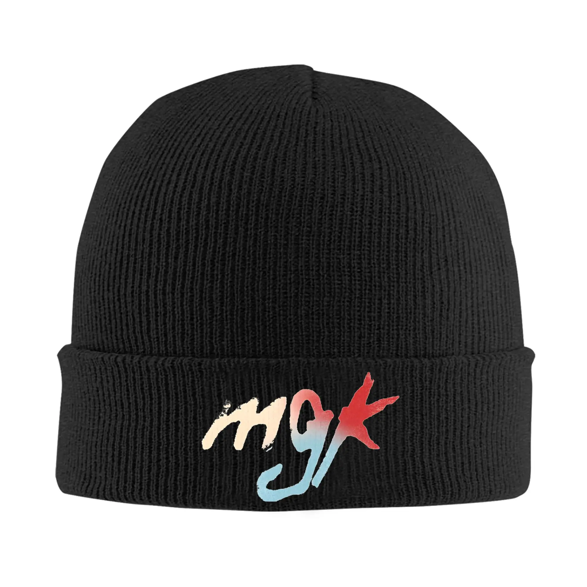 MGK Pop Punk Knitted Caps for Women Men Beanie Winter Hats A