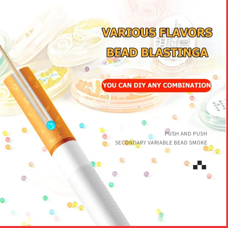 6000PCS Fruit Mint Menthol flavor Smoking Burst Beads Mix tastes Capsules for cigarets Cigarette Explosion Ball Pops Smoke Gifts