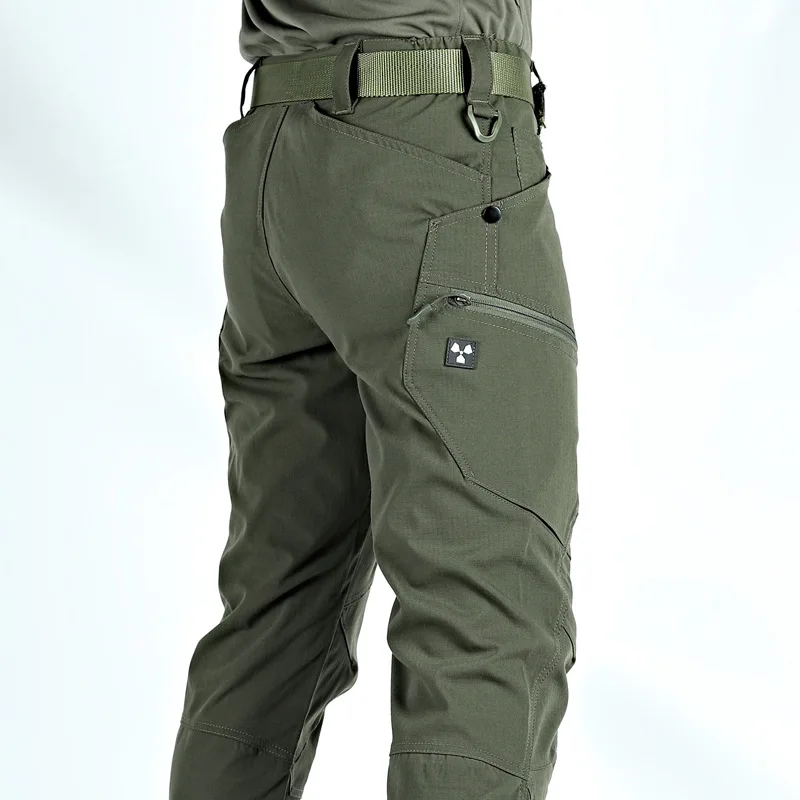 Men\'s Military Tactical Pants Casual Man Cargo Pants Multi-Pocket Wear Resistance Male Trousers Outdoor Hiking Joggers