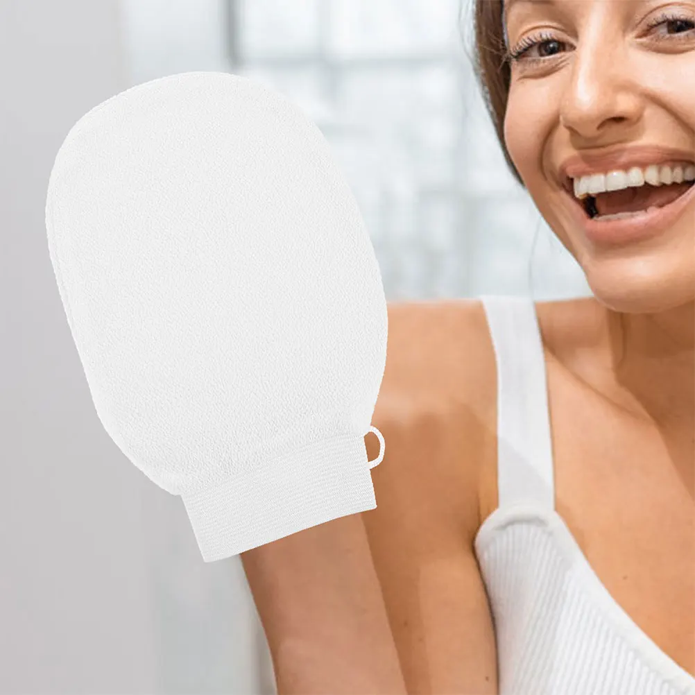 

Body Exfoliator Glove Deep Exfoliation Dead Skin Remover Stylish Design Repeated Use Easy Clean Exfoliating Glove