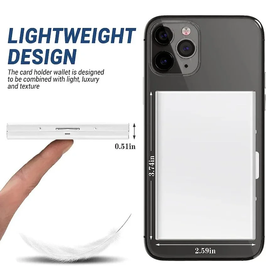 مكافحة المسح المضادة للمسح الضوئي تتفاعل حجب 6 بطاقات الألومنيوم معدن معرف البنك حامل بطاقة الائتمان سليم المحفظة حالة حامل حماية بطاقة الأعمال