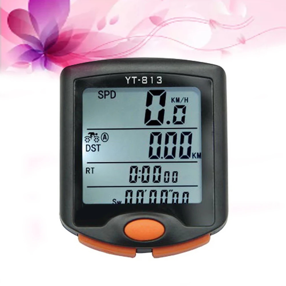 

Bike Computer Speedometer Odometer Distance Tracker Wired Tachometer Back Light Real Time Data Cycling Compatible Most Bicycles