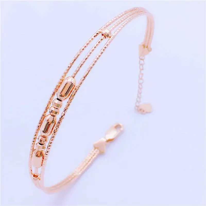 

Женский браслет из розового золота 14 к