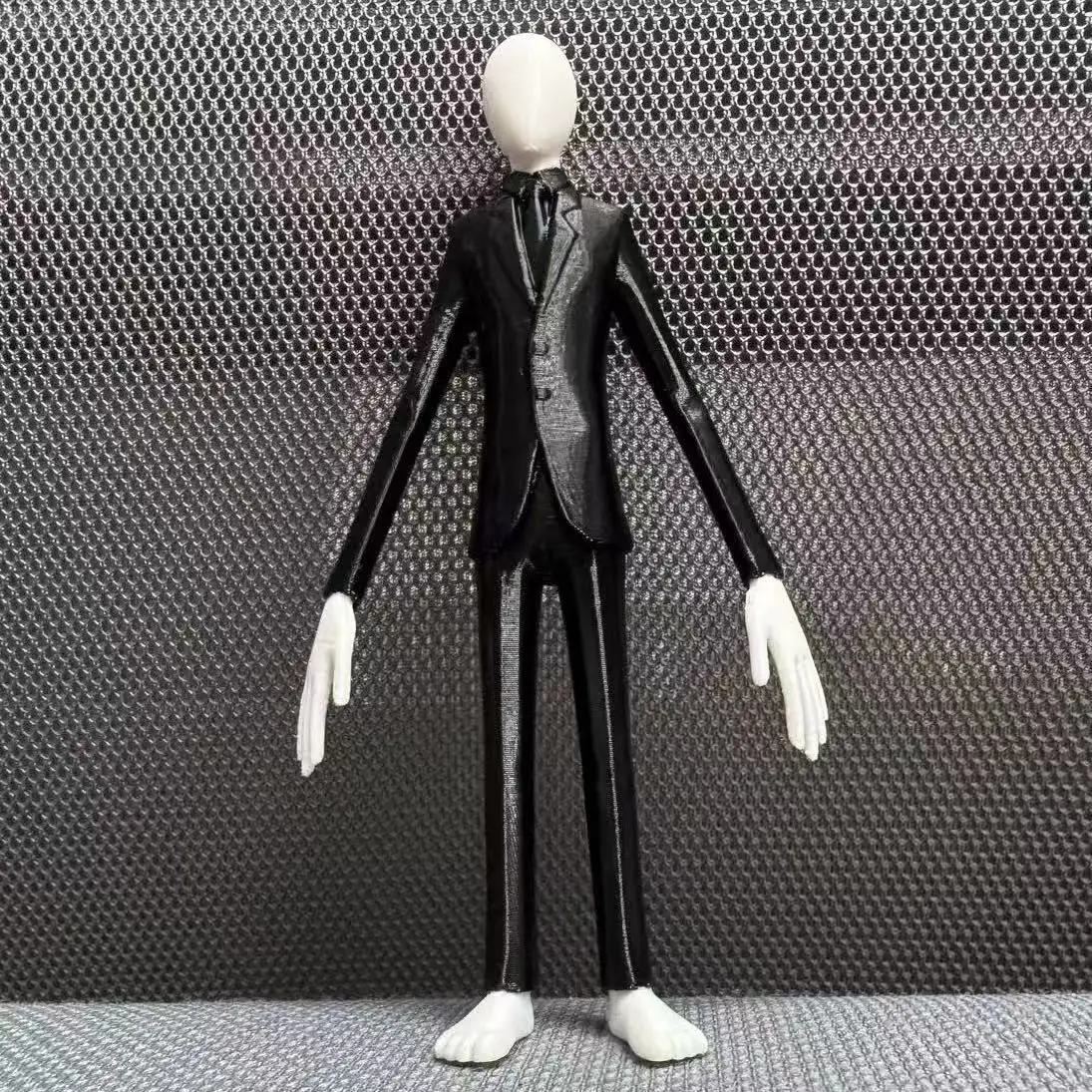 Nuevo modelo de Slenderman, juguete de monstruo fantasma delgado y alto, sin rostro, muñeco masculino, modelo estático de jug...