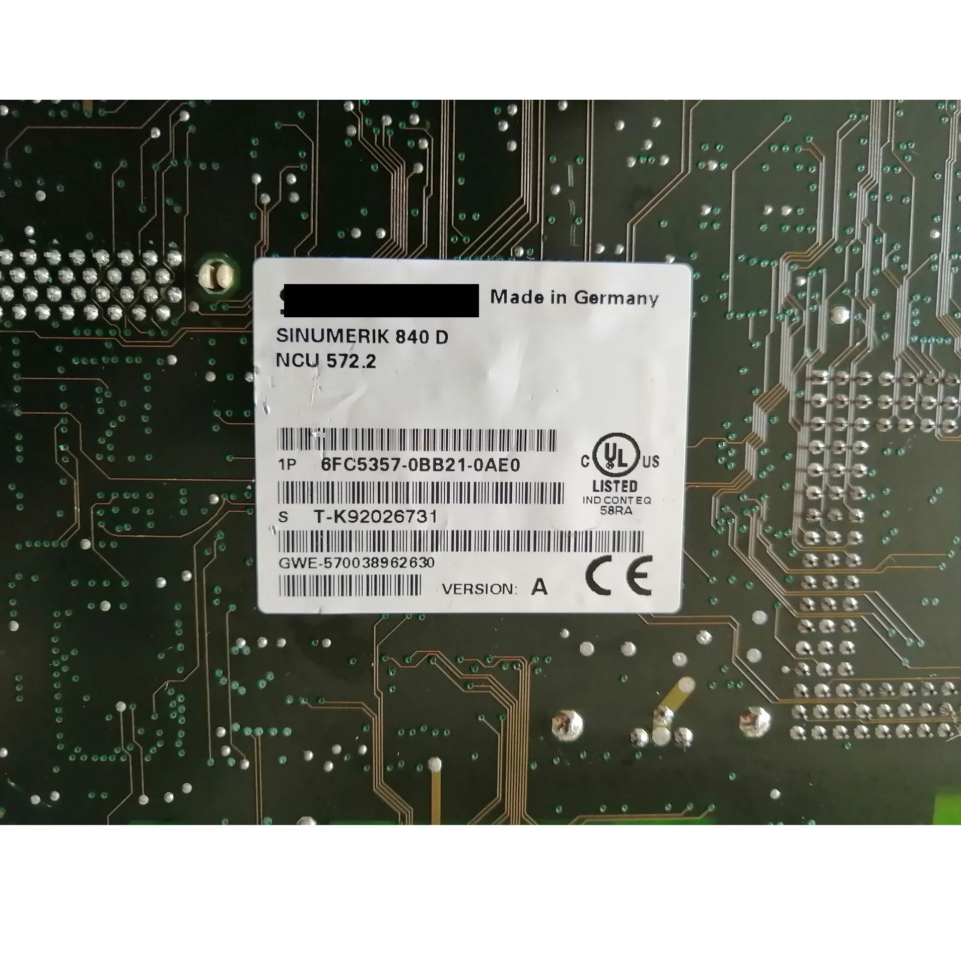 6FC5357-0BB21-0AE0 Control Panel With warranty