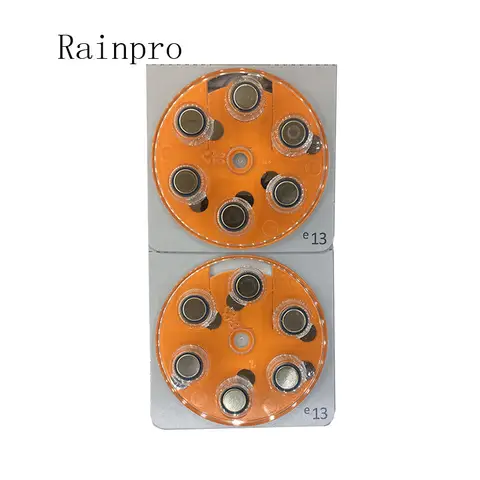 12 개/몫 보청기 배터리 A13 13A E13 ZA13 13 PR48 버튼 셀 1.4V 엔진 아연 공기 배터리 최고의 품질