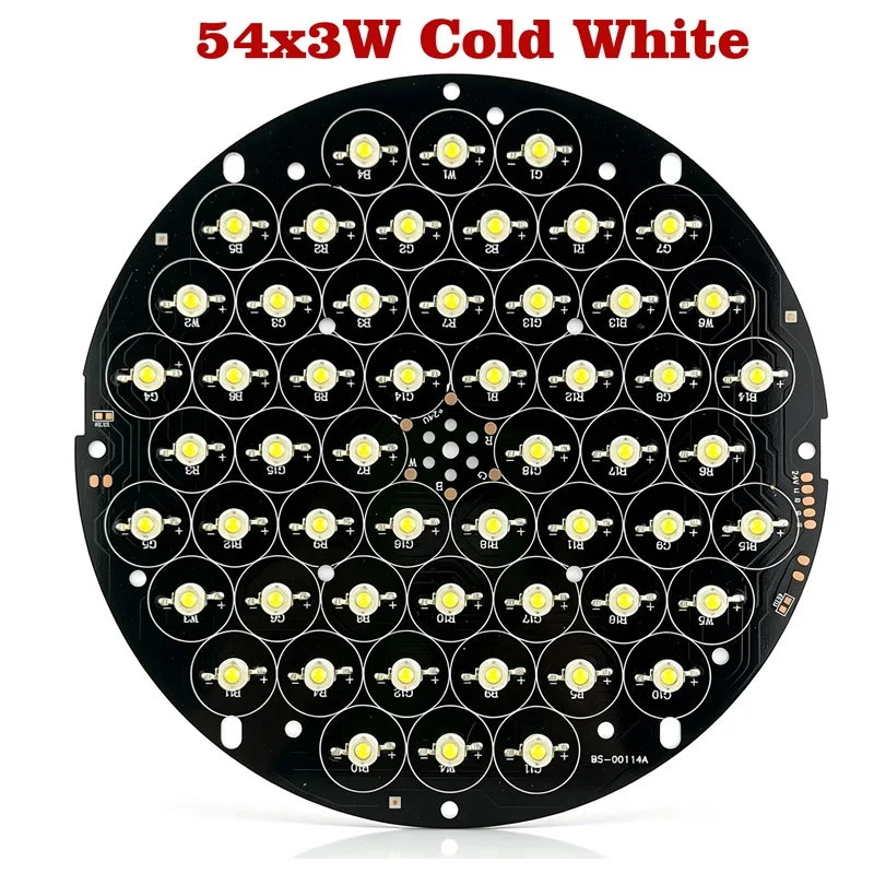 54pcs- LED Full 3Watt White & Warm Light 24V PAR Lamp LED Panel Replacement