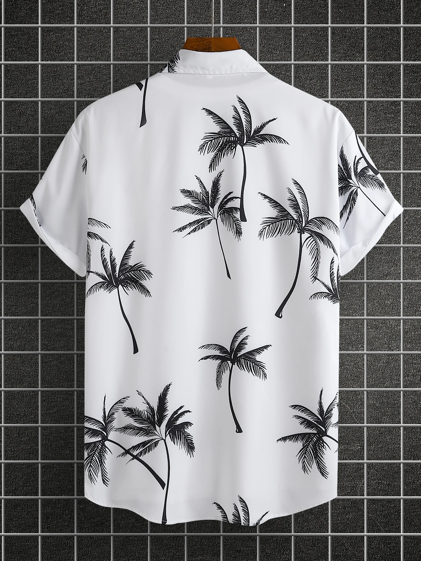 2024 Men\'s Fashion Digital Printed Shirts Hawaiian Casual Printed Short Sleeve Shirts