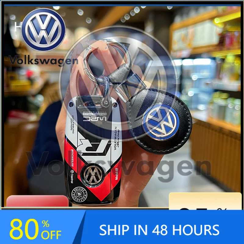 

Car Sticker For VOLKSWAGEN VW ABS Style Car Flip Key Case Cover Shell Remote Holder For VW Volkswagen Polo Tiguan Passat B5 B6 B