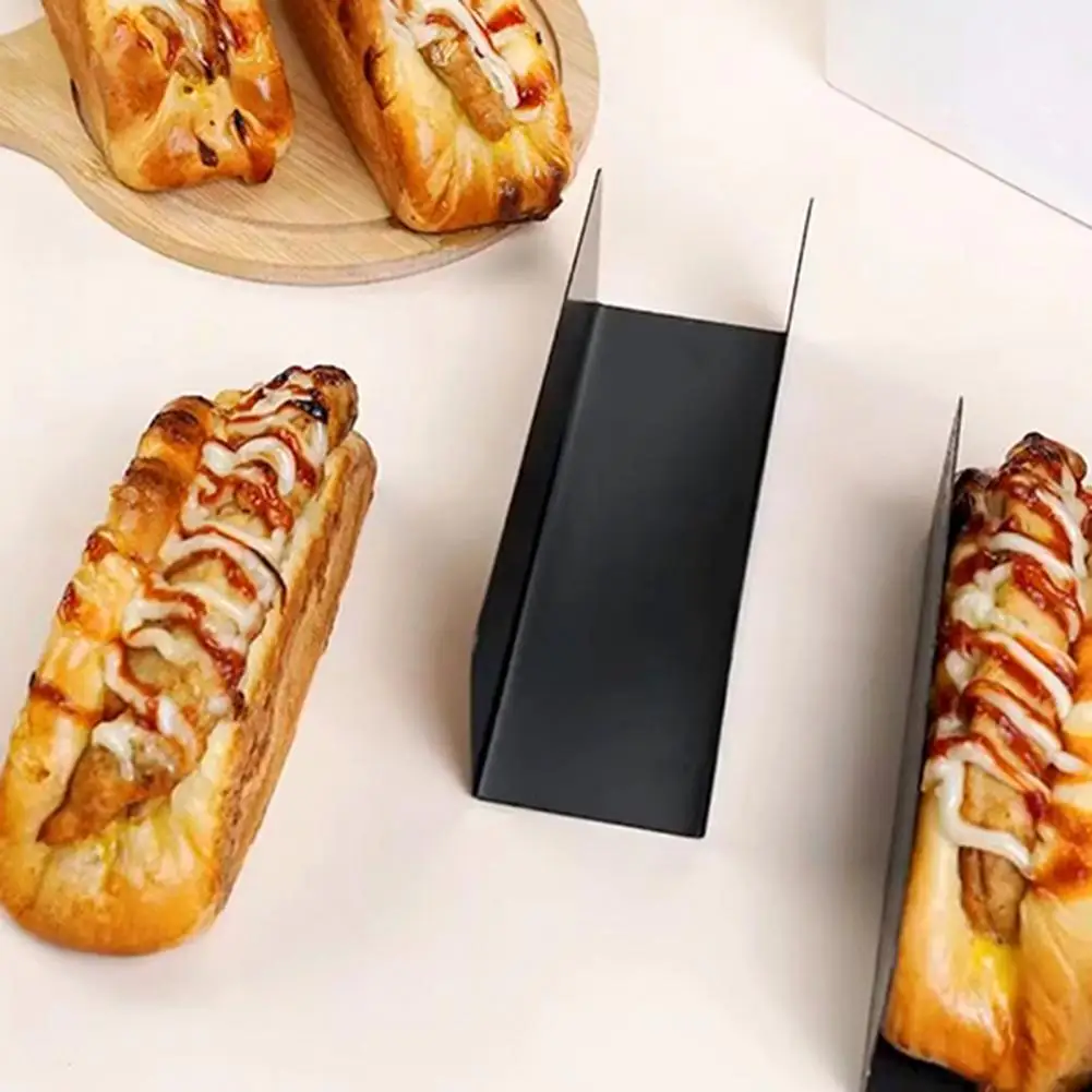 Pork Chop Bun Mold High-quality Pastry Mold Non-stick U-shaped Bread Biscuit Mold Set for Oven Use Carbon Steel Pork for Home