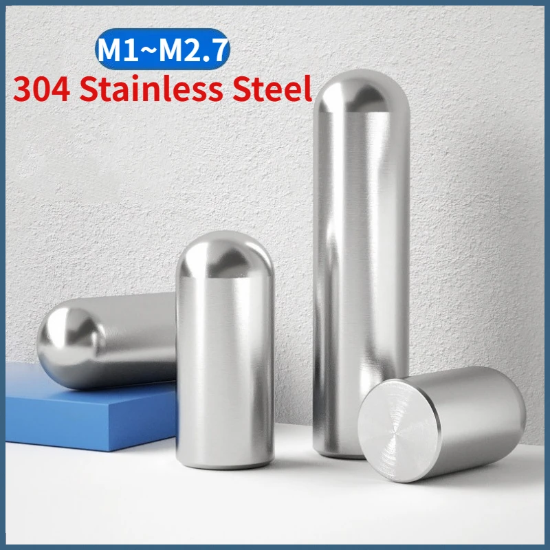 Beicai M1 M1.1 M1.2 M1.3 M1.4 M1.5 M1.6 M1.7 M1.8 M1.9 M2-M2.7 SUS304 Stainless Steel Solid Round Cylindrical Pin Locating Dowel
