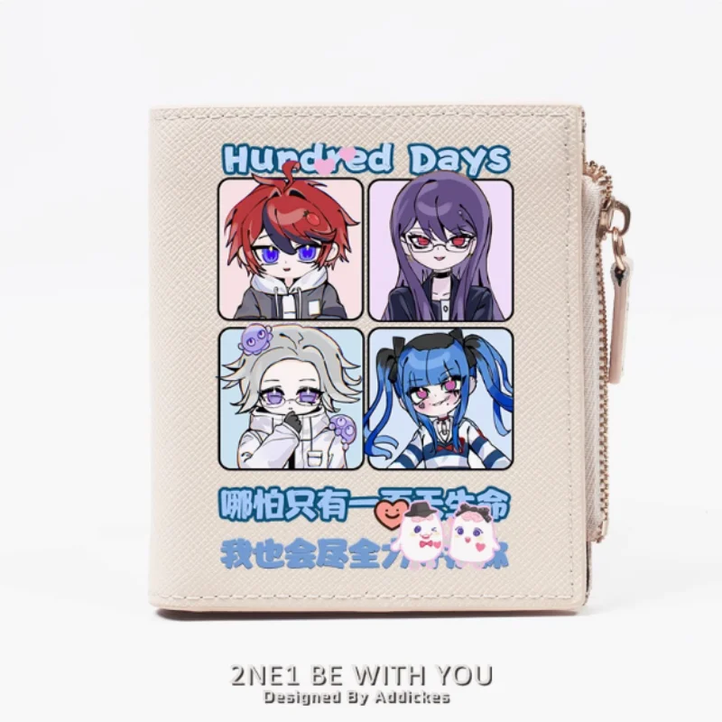 The Hundred Line  Last Defense Academy Zipper Fashion Wallets PU Purse Card Holder Money Bag Gift 2333 Cosplay