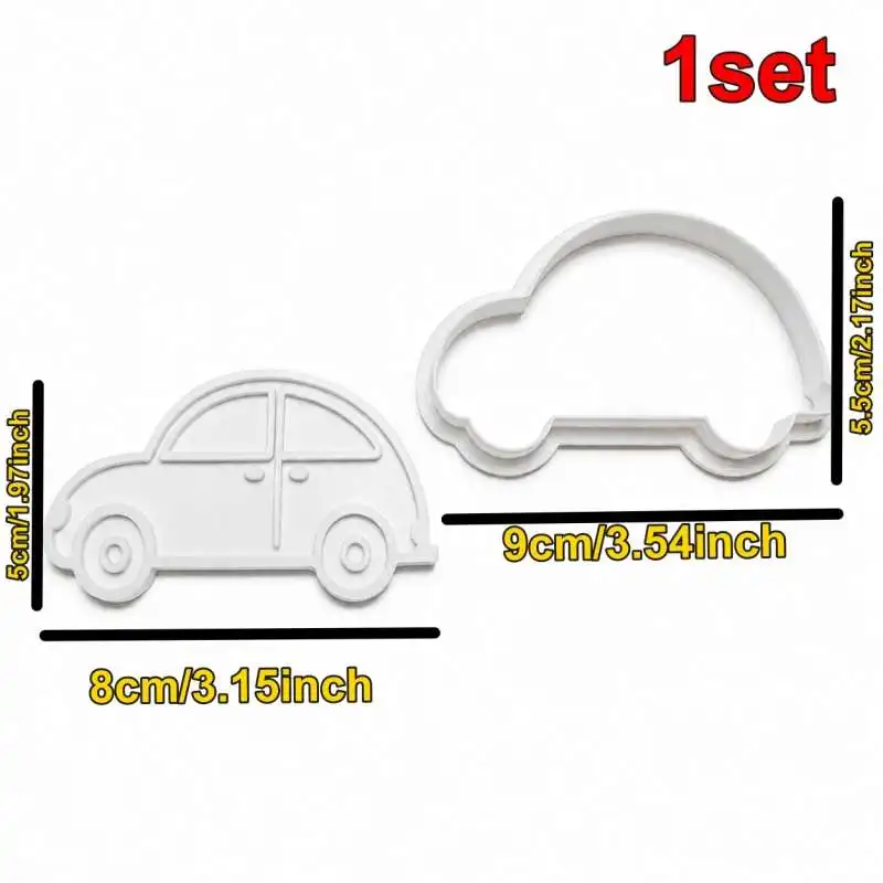 Car Shaped Cookie Cutter Baking Mold Pastry Dough Cutting Mould Biscuit Making Kitchen Tool