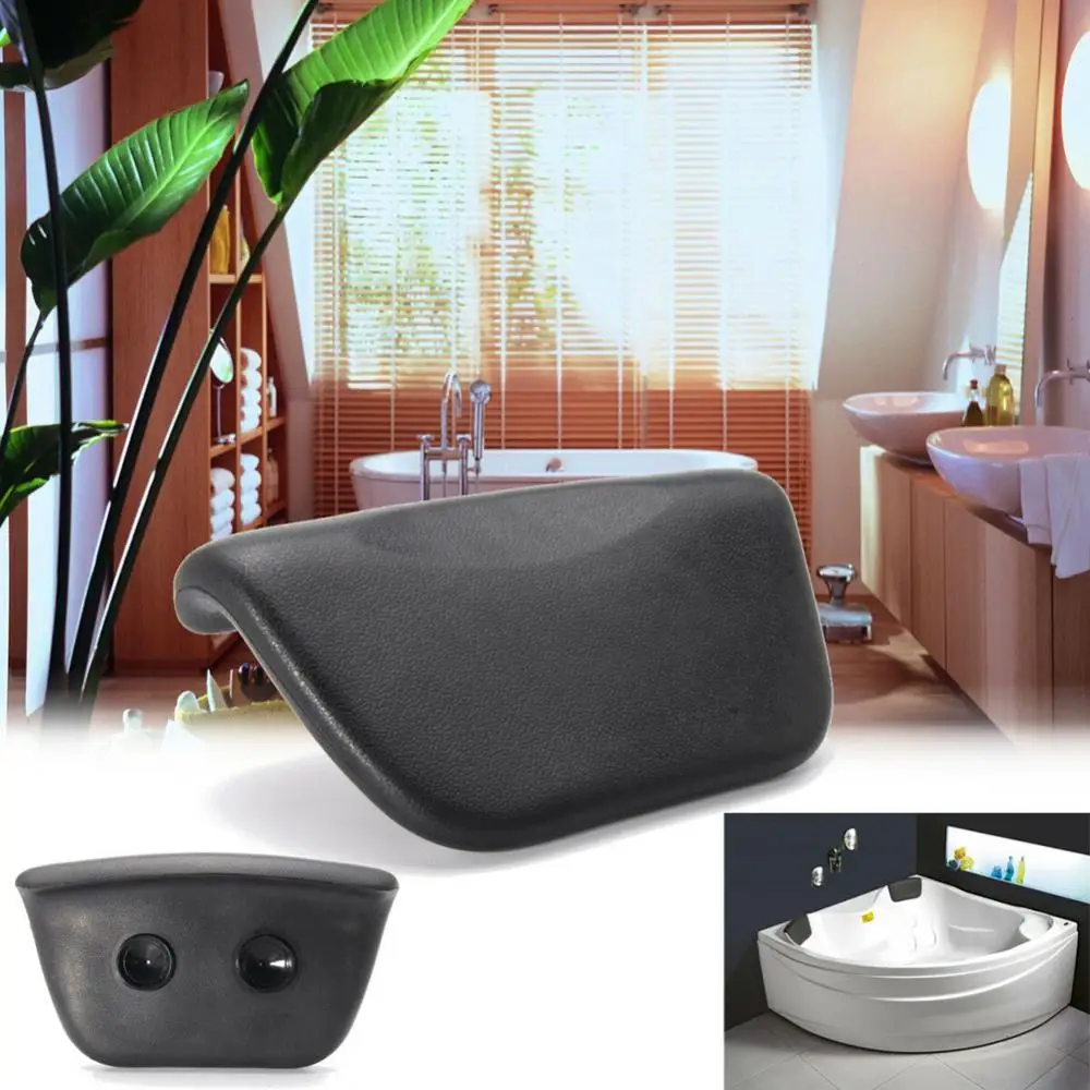 Spa Badewanne Kissen Pu Bad Kissen mit rutsch festen Saugnäpfen ergonomische Home Spa Kopfstütze Nacken Rücken Kissen Pad zum Entspannen