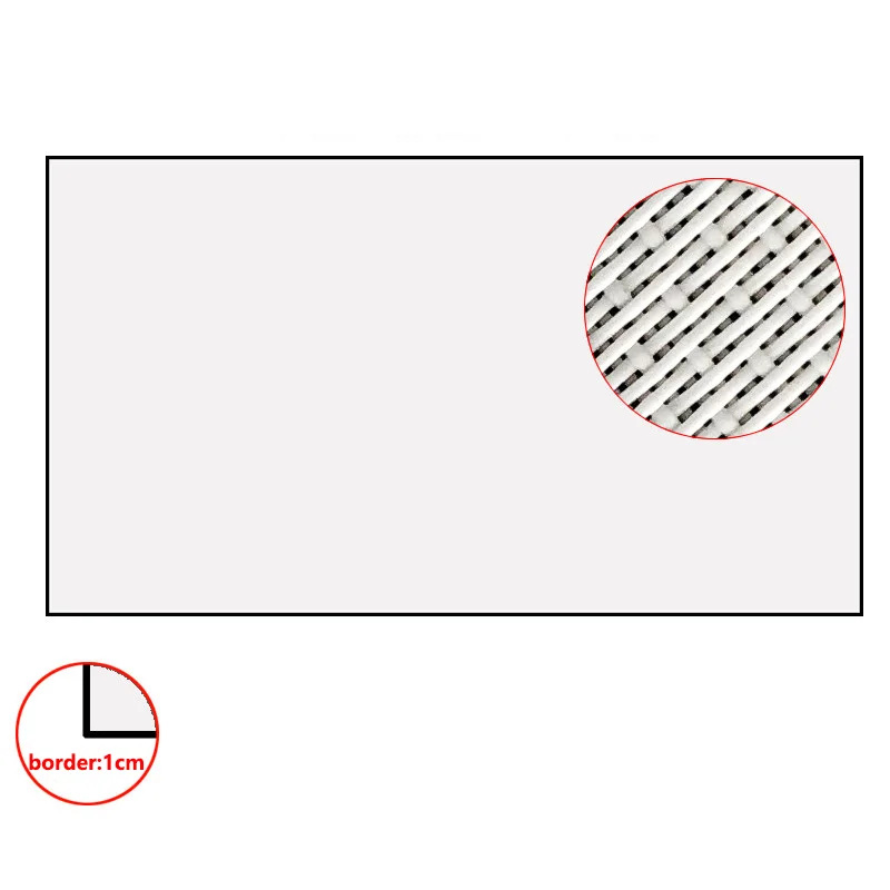 

Customize Size Sound Acoustic Transparent Projector Screen White Weave Perforated for 3D 4K Home Cinema,Ultra Thin Fixed Frame