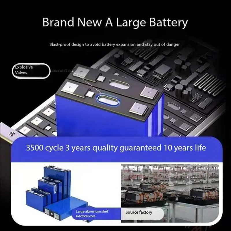 

24V 100Ah Lifepo4 Lithium Battery Pack Bms 8S For Trolling Motor Solar System Campers Motorhome+10A Charger
