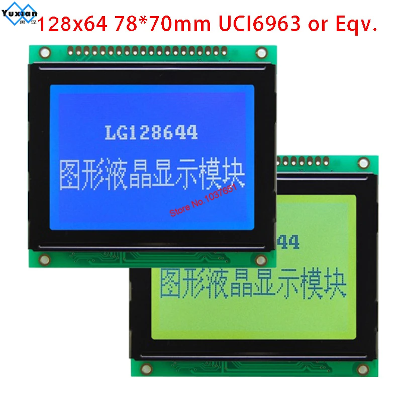 12864 wyświetlacz Lcd T6963C UCI6963 LG128644 78x70cm kompatybilny WG12864D LM12864T AG12864D dobra jakość